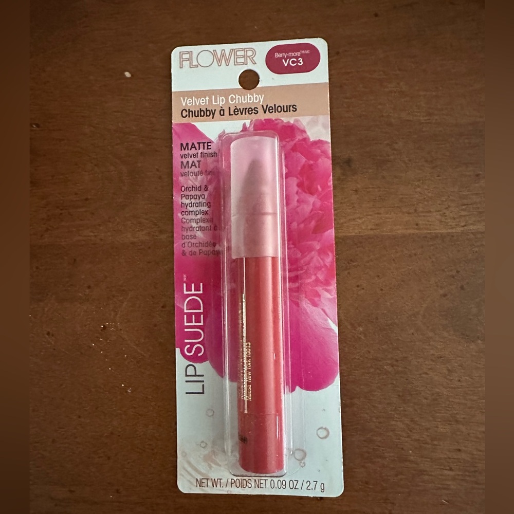 🌵 3/$15 Flower Velvet Matte Lip Chubby Berry-More 
( see description)